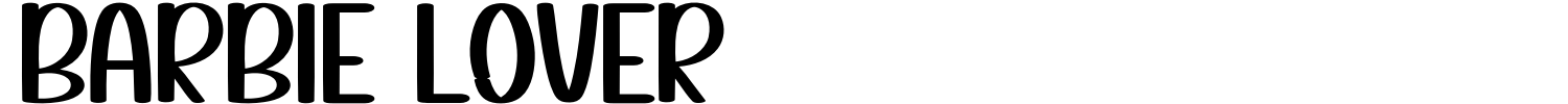 Barbie Lover Font preview