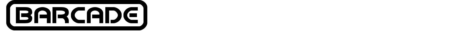 Barcade Font preview