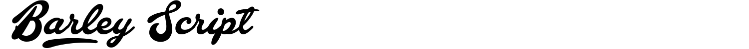 Barley Script Font preview