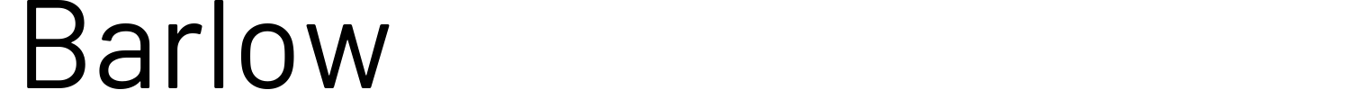 Barlow Font preview