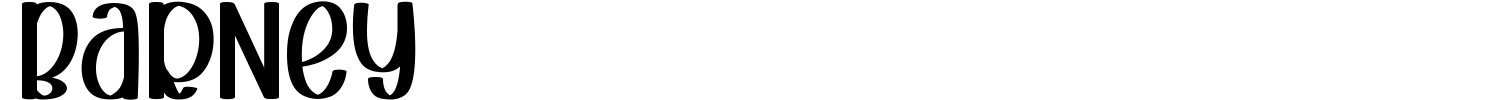 Barney Font preview