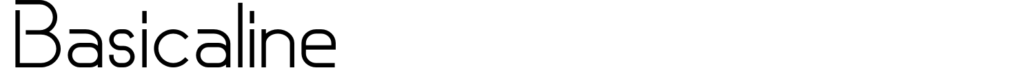 Basicaline Font preview