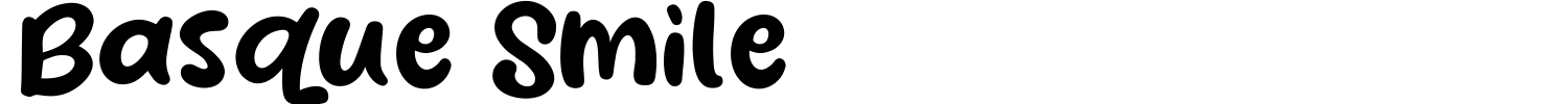 Basque Smile Font preview
