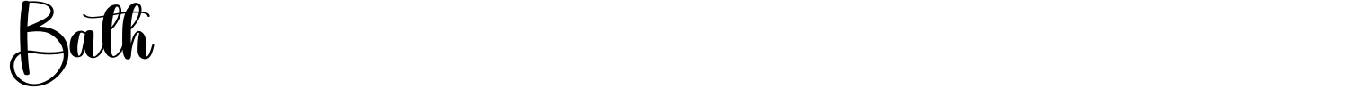 Bath Font preview