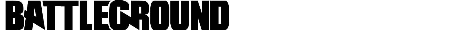 Battleground Font preview