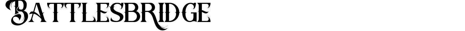 Battlesbridge Font preview