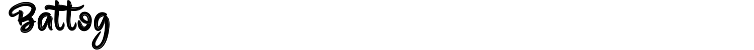 Battog Font preview