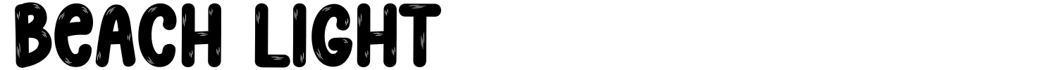 Beach Light Font preview