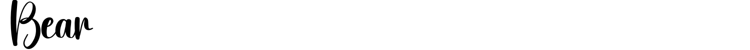 Bear Font preview