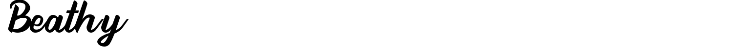 Beathy Font preview