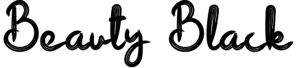 Beauty Black Font preview