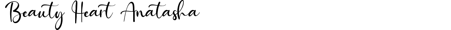 Beauty Heart Anatasha Font preview