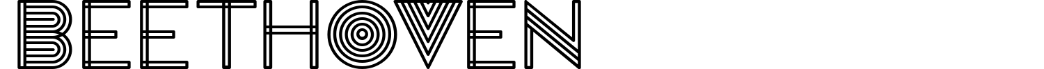 Beethoven Font preview