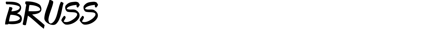 Bruss Font preview