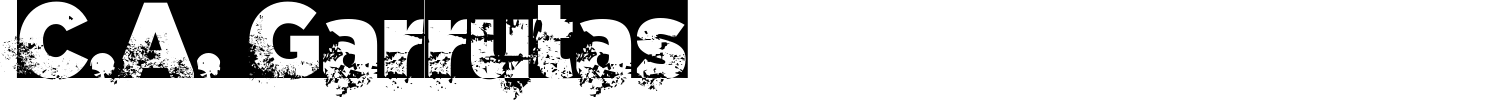 C.A. Garrutas Font preview