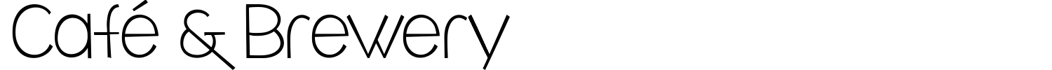 Café & Brewery Font preview