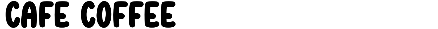 Cafe Coffee Font preview