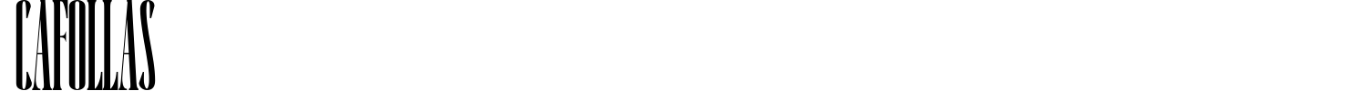 Cafollas Font preview