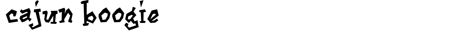 Cajun Boogie Font preview