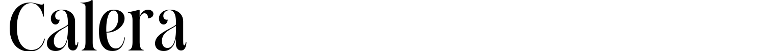 Calera Font preview