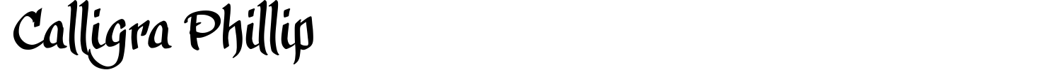 Calligra Phillip Font preview