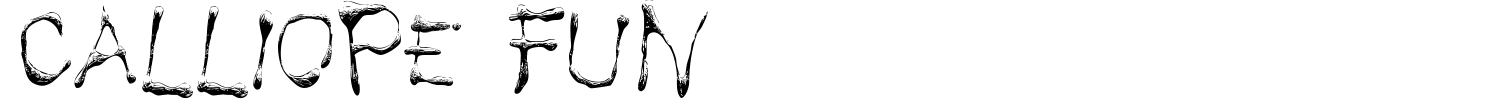 Calliope Fun Font preview