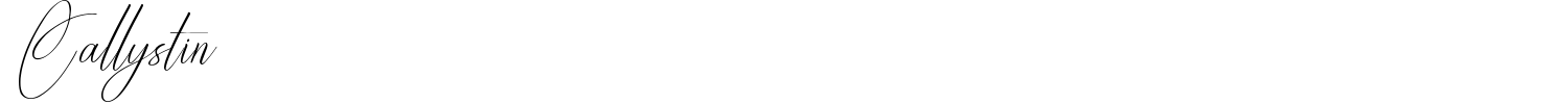 Callystin Font preview