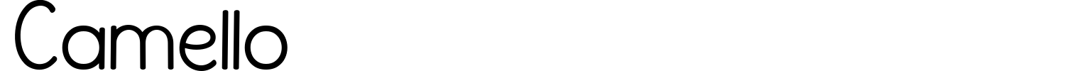 Camello Font preview