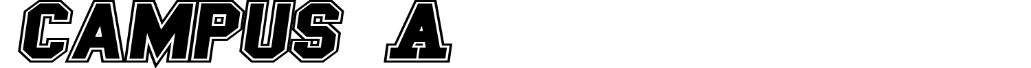 Campus A Font preview