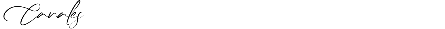 Canales Font preview