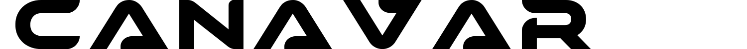 Canavar Font preview