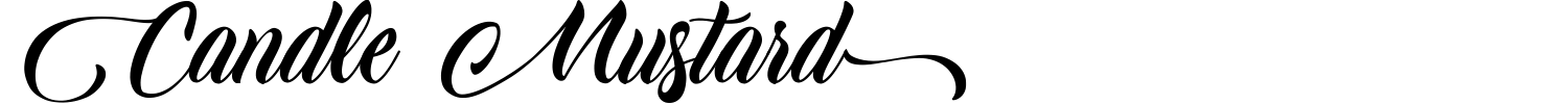 Candle Mustard Font preview