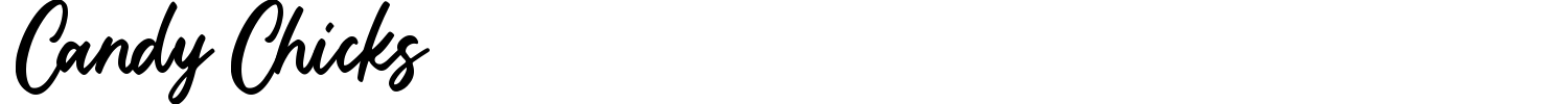 Candy Chicks Font preview