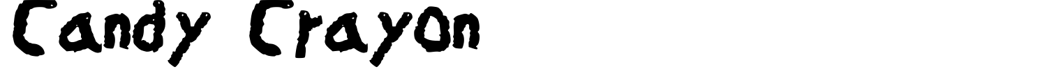 Candy Crayon Font preview