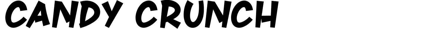 Candy Crunch Font preview