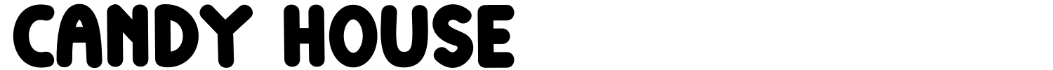 Candy House Font preview