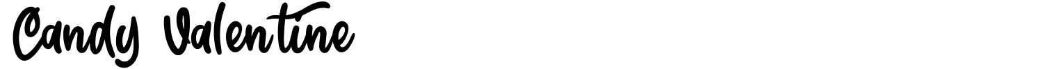 Candy Valentine Font preview
