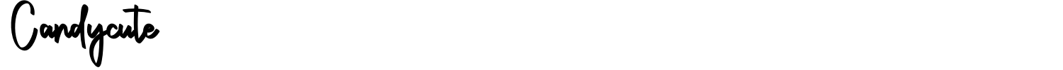Candycute Font preview