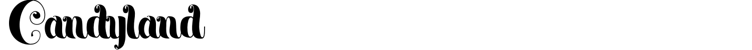 Candyland Font preview