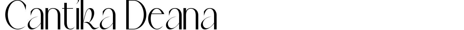 Cantika Deana Font preview