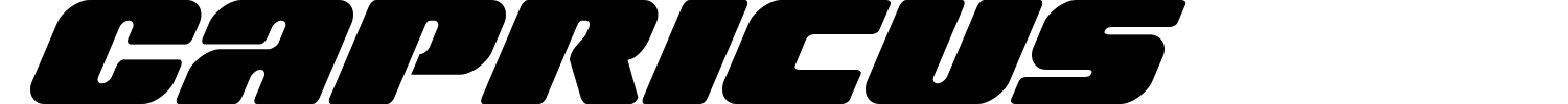 Capricus Font preview