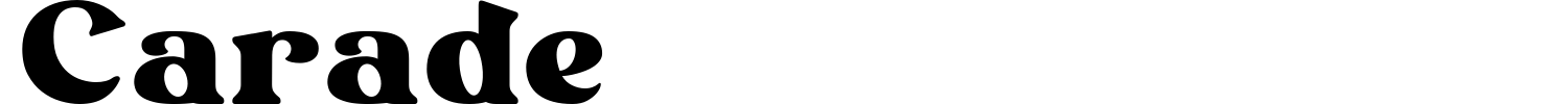 Carade Font preview