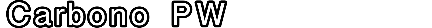 Carbono PW Font preview