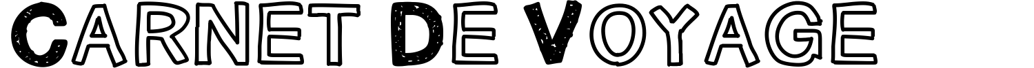 Carnet De Voyage Font preview