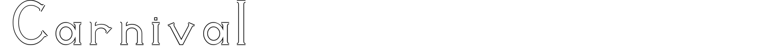 Carnival Font preview