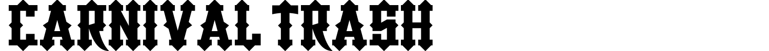 Carnival Trash Font preview