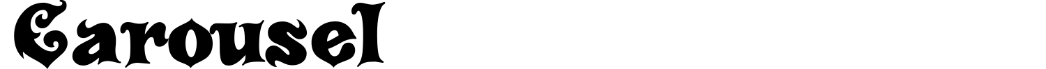 Carousel Font preview