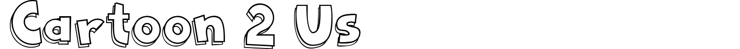 Cartoon 2 Us Font preview