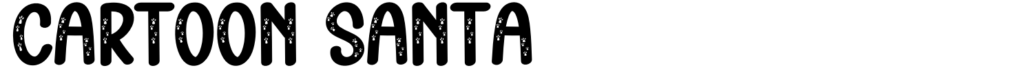 Cartoon Santa Font preview