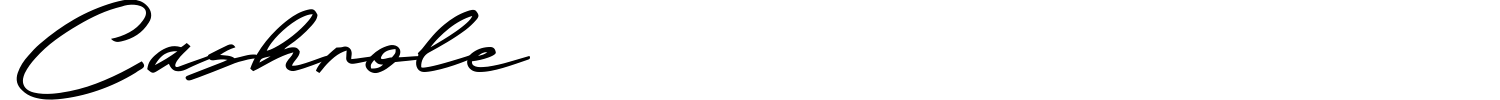 Cashrole Font preview